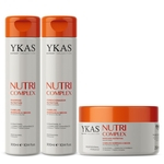 Kit Ykas Nutri Complex Shampoo + Condicionador 300ml + Máscara 250g
