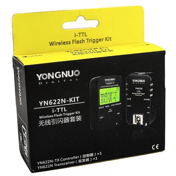 Kit YN622N com Trasmissor LCD e Trasceptor P/ Cameras NIKON - Yongnuo