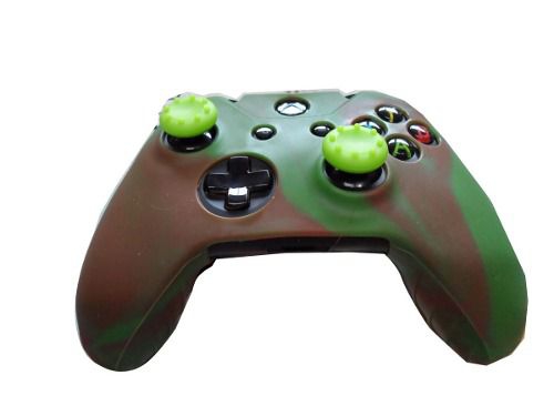 2 Kits Capas e Grips Controle Xbox One Militar