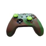 2 Kits Capas e Grips Controle Xbox One Militar