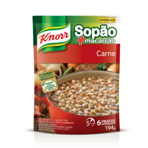 Tudo sobre 'Knorr Sopa de Carne C/ Macarrão 194g'