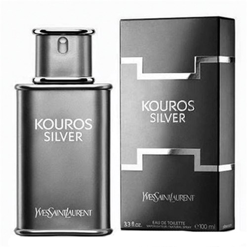 Kouros Silver Yves Saint Laurent - Perfume Masculino - Eau de Toilette 100Ml