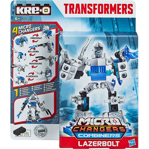 Tudo sobre 'Kre-O Tra Kreon Micro Changer Combiners Lazerbolt - Hasbro'