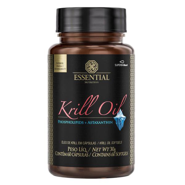 Krill Oil Pote 60 Caps Essential - Essential Nutrition