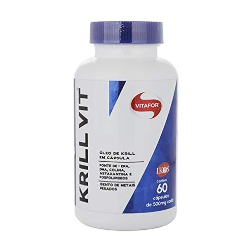 Krill Vit 500mg 60 Cápsulas - Vitafor, 500mg, 60 Cápsulas - Vitafor