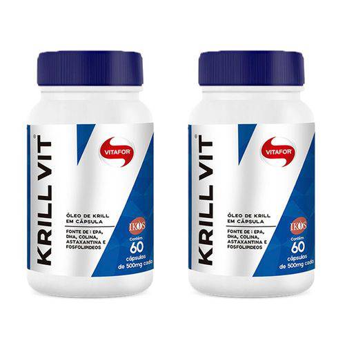 Krill Vit - 2 Un de 60 Cápsulas - Vitafor