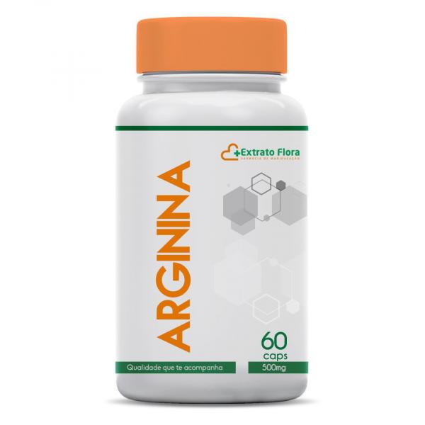 L-Arginina 500mg 60 Cápsulas - Extrato Flora