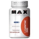 L Carnitina 2000 (120 Caps) - Max Titanium