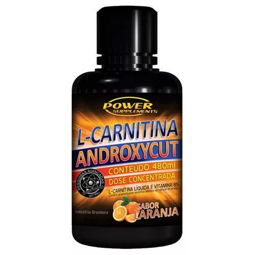 L-Carnitina Androxycut - 480ml Laranja - Power - Power Supplements