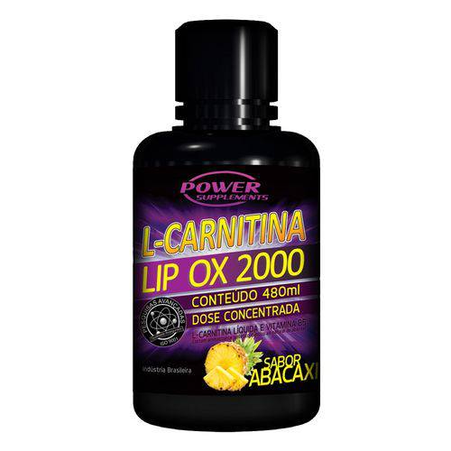 L-Carnitina Lip Ox 2000 - 480ml Abacaxi - Power Supplements