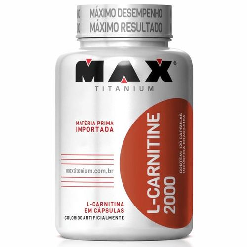 L-CARNITINE 2000 (120 Cápsulas) - Max Titanium