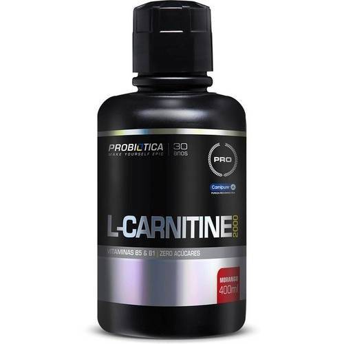 L-Carnitine 2000 400ml Morango - Probiótica