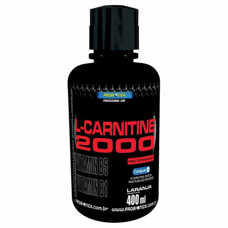 L-Carnitine 2000 400Ml Morango - Probiótica