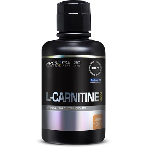 L-Carnitine 2000 400Ml Probiótica - Pessego