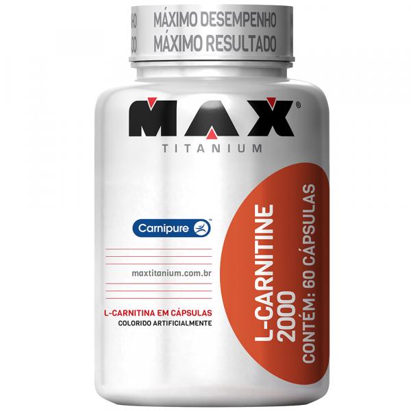 L-Carnitine 2000 60 Cápsulas - Max Titanium - Max Titanium