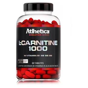 L-Carnitine 1000 - Atlhetica Nutrition - Sem Sabor - 60 Tabletes