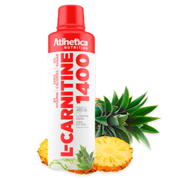 L-Carnitine 1400 Sabor Abacaxi 480 Ml Atlhetica Nutrition