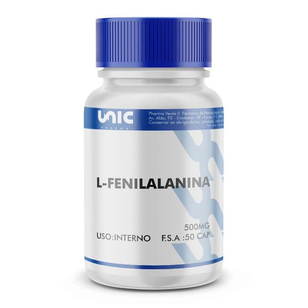L-fenilalanina 500mg 50 Caps Unicpharma
