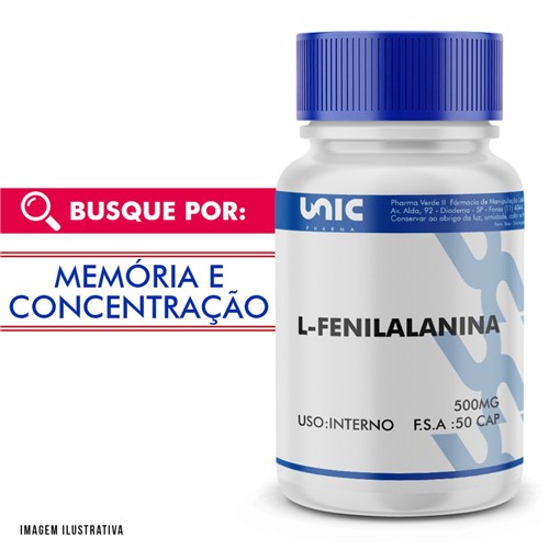 L-Fenilalanina 500Mg 50 Caps