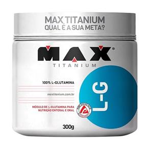 L-G Glutamina 300g - Max Titanium, 300g - Max Titanium
