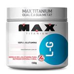 L-g Glutamina 150g - Max Titanium