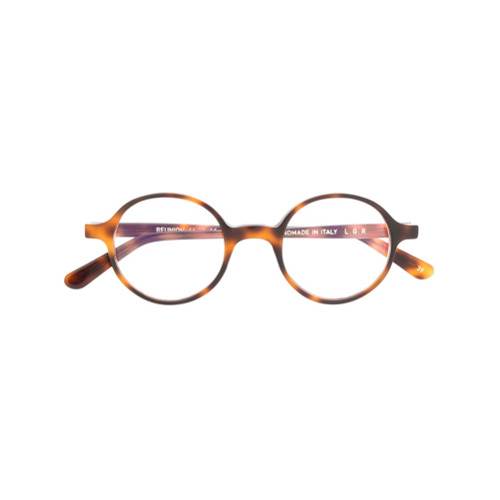 L.G.R Round Frame Glasses - Marrom