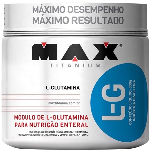 L-Glutamina 300G - Max Titanium (300G)