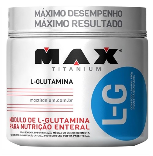 L-Glutamina 150G - Max Titanium (300G)