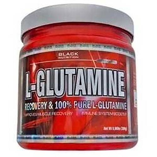 L - Glutamine 300g Black Nutrition - Glutamina