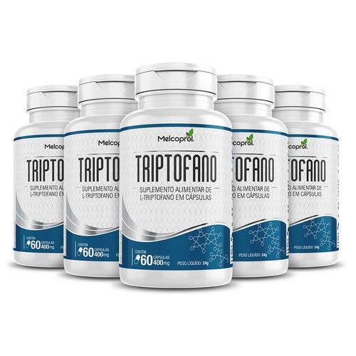 L Triptofano 500 Mg 60 Cápsulas Promoção Leve 5 Pague 4 Hoje