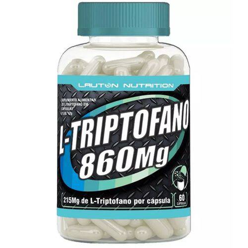 Tudo sobre 'L Triptofano 860mg 60 Cápsulas Lauton Nutrition'