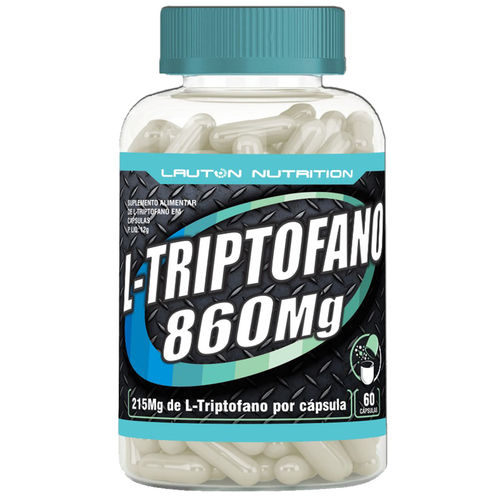 Tudo sobre 'L Triptofano 860mg Serotonina 60 Cápsulas Lauton Nutrition'