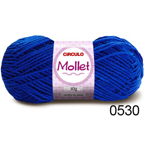 Lã Mollet Círculo 40g - Cor 0530 - Pacifico