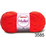 Lã Mollet Círculo 40g - Cor 3585 - Vermelho