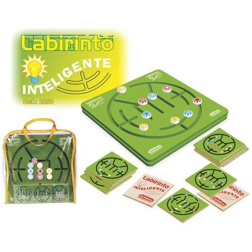 Labirinto Inteligente - Brinquedo de Estratégia - Carimbras