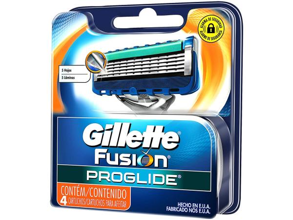 Tudo sobre 'Lâmina de Barbear Gillette Fusion Proglide Recarga - 4 Unidades'