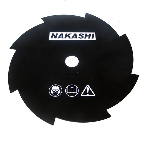 Lâmina para Roçadeira 8 Dentes 255mm X 20mm X 1,5mm - Nakashi