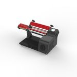Laminador de massas Anodilar 28cm com cortador vermelho e preto 127v (316-956)
