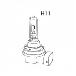 Lampada Automotiva H11 12V 55W Super Branca (PAR) Multilaser