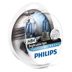 Lâmpada Automotiva Philips Crystal Vision Ultra HB4 CVU (KIT)