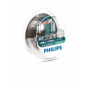 Lâmpada Automotiva Philips X-tremeVision + H7 XV 12972XV+S2 12V 55W (Até 130% Mais Visibilidade)