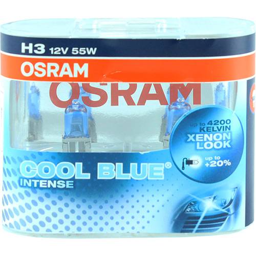 Lâmpada Biodo H3 12V Coll Blue Intense 4200K - Osram (Par)