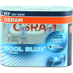 Lâmpada Biodo H7 12V Cool Blue Intense 4200K - Osram (Par)