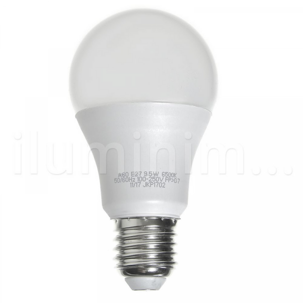 Lâmpada Bulbo LED A60 9,5W Bivolt Branca - Amarela - Iluminim Led