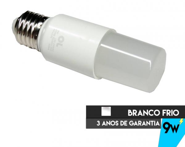 Lâmpada Compacta LED 9W - Branco Frio - Brand