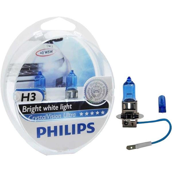 Lâmpada Crystal Vision Ultra H3 4300K 12V Branca Philips - Philips