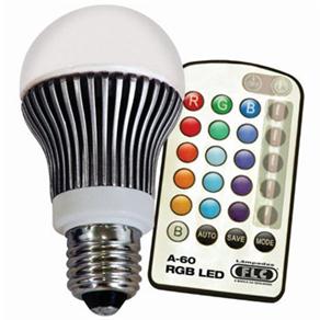 Lâmpada FLC A-60 04040082 RGB LED 16 Cores 5W com Controle Remoto