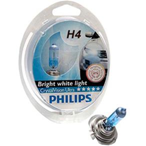 Lâmpada H4 4300K Philips Crystal Vision Ultra