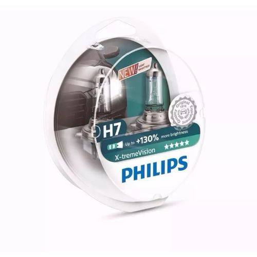 Lampada H7 12v 55w Xtreme Vision 3700k 130% Mais Luz Philips