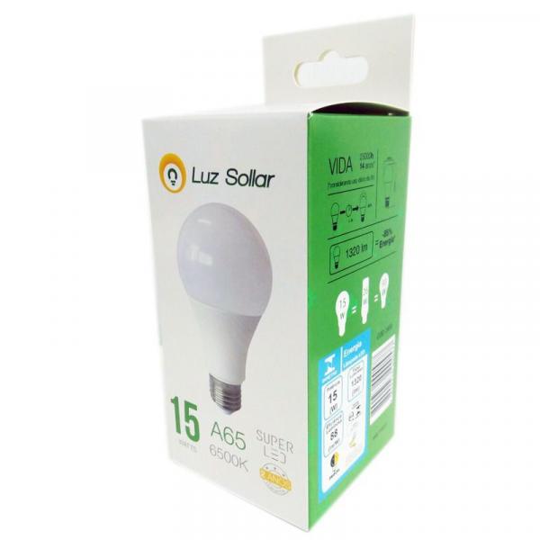 Lâmpada LED 15W Bulbo 6500K Bivolt Luz Sollar